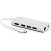 Image de LMP 14368 (USB-C, 8 ports), Station d'accueil + hub USB, Argent