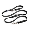 Image de Laisse réglable en nylon Curli noire pour chien - taille L : L 200 x l 2 cm