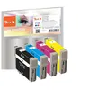 Image de Peach Multi Pack - Pack de 4 - noir, jaune, cyan, magenta - compatible - cartouche d'encre (alternative pour : Epson T1301, Epson T1302, Epson T1303, Epson T1304) - pour Epson Stylus Office BX630, BX935; WorkForce WF-3010, 3520, 3530, 3540, 7015, 7515, 7
