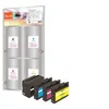 Image de Peach Multi Pack - Pack de 4 - noir, jaune, cyan, magenta - compatible - remanufacturé - cartouche d'encre (alternative pour : HP 932XL, HP 933XL, HP CN053AE, HP CN054AE, HP CN055AE, HP CN056AE)