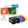 Image de Peach Spar Pack Plus - Pack de 5 - Capacité XL - noir, jaune, cyan, magenta - compatible - cartouche d'encre - pour HP Officejet 6000, 6000 E609a, 6500, 6500 E709a, 6500A, 6500A E710a, 7500A
