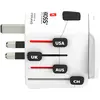 Image de Skross, Adaptateur de voyage, PRO - World (7A)