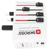 Image de Skross, Adaptateur de voyage, Chargeur USB mondial AC65PD