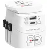 Image de Adaptateur de Voyage Pro Light 45W USB et USB-C Power Delivery Universel Skross Blanc