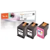 Image de Peach Pack Plus d'économie d'Imprimé Têtes compatible avec HP n ° 302, f6u66 A   f6u65 A