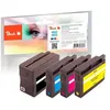 Image de Peach Encre 0F319883 cartouche d'encre Noir, Bleu, Magenta, Jaune Multipack 4 pièce(s)