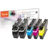 Image de Peach, Cartouche d'impression, Cartouches d'encre Spar Plus, compatibles avec Brother LC-3213 (C, CF, M, Y)