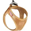 Image de Curli Harnais en cuir de pomme, M, marron (M, Chien, Promenade), Collier + laisse
