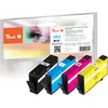 Image de Peach, Cartouche d'impression, Nr.912 MultiPack compatible (C, CF, M, Y)
