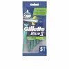 Image de Rasoirs Jetables Gillette Blue II Plus Slalom 5 Unités