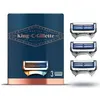Image de Rechanges pour Lame de Rasoir King C Gillette Gillette King (3 uds)