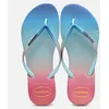 Image de Hav. Slim Gradient Sunset W par Havaianas Bleu 35 - 36 Femme