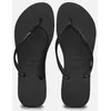 Image de Tongs Havaianas Slim Glitter II W pour Femme Noir 35 - 36
