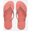 Image de Tongs Havaianas Slim Glitter II W pour Femme Rose 35 - 36