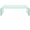 Image de Helloshop26 Meuble TV en verre - Blanc