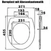 Image de Abattant WC   Fermeture douce   VIP Noir