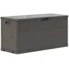 Image de Helloshop26 Coffre de jardin plastique - Marron