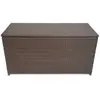 Image de Helloshop26 Coffre de jardin résine - Marron