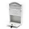 Image de Helloshop26 Boîte aux lettres Design Antique Blanche