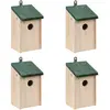 Image de Decoshop26 Nichoir 12x12x22 cm (4 pcs)