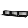 Image de helloshop26 Meuble TV 180 cm - Noir