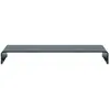 Image de Helloshop26 Support moniteur verre - Noir