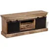 Image de Helloshop26 Meuble TV industriel bois de manguier - Multicolore