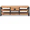 Image de Helloshop26 Meuble TV industriel - Marron