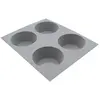 Image de De buyer Moule à muffins rectangulaire - 4 cavités