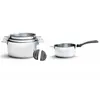 Image de Série de 4 casseroles inox 14/16/18/20cm + 1 queue + 2 anses - 3491.04 - Twisty - DE BUYER