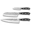Image de Carbon - Set de 3 couteaux de cuisine