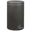 Image de Poubelle à pédale 20l noir basalte - 90256 - Élora - ROSSIGNOL