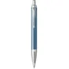 Image de Parker IM Premium - Stylo bille bleu-gris - Pointe moyenne M - Recharge bleue - Coffret cadeau