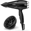 Image de Sèche-cheveux Ionique Professionnel BaByliss Shine Pro 2200W 2 Températures 2 Vitesses avec Diffuseur Noir en occasion ou reconditionné