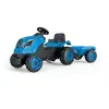 Image de SMOBY Tracteur a pédales Farmer XL + Remorque - Bleu