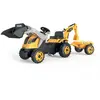 Image de Smoby Tracteur a pédales Builder Max + Remorque