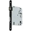 Image de D45 PMR 22722000 Serrure à mortaise monopoint 120 mm têtière noire/inox