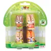 Image de SOPHIE LA GIRAFFE - Ensemble de Figurines Klorofil de 4 Écureuils de la Famille Simon