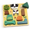 Image de Djeco puzzle en bois Puzz & Match Happy