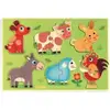 Image de Djeco puzzle duo en bois animaux