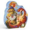 Image de Djeco Puzzle enfant Vaillant et le dragon - 54 pièces