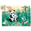 Image de Djeco Puzzle silhouette Panda enfant