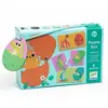 Image de Djeco Puzzle éducatif duo Les  ufs rigolos