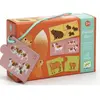 Image de Djeco puzzle duo bébés animaux