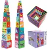 Image de Djeco cubes à empiler Nature et Animaux - Or