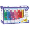Image de Djeco Peinture à doigts pailletée - Coffret 6 pièces