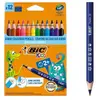 Image de BIC Kids Evolution Triangle Crayons de Couleur - Étui de 12
