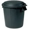 Image de Eda plastiques Poubelle de cuisine en plastique - 50 L - Noir