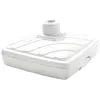 Image de Pied pour parasol 40l en plastique blanc - 10607 blanc - EDA