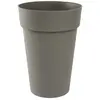 Image de Toscane - Vase haut rond 46 cm - Taupe
